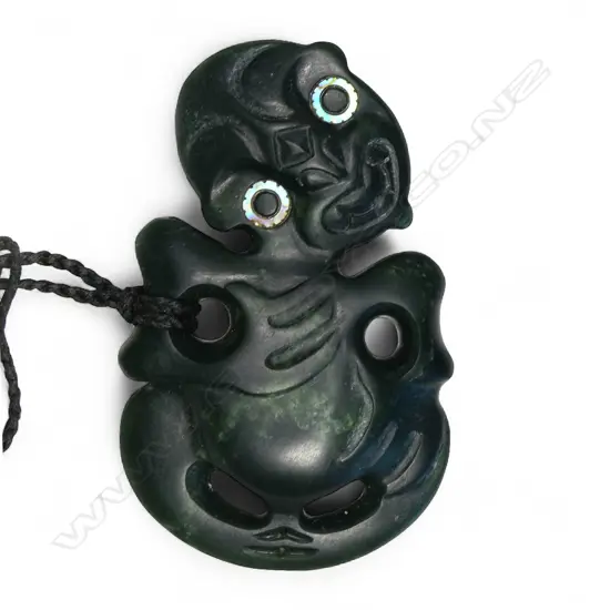 Scott Parker arahura flower jade hei tiki,