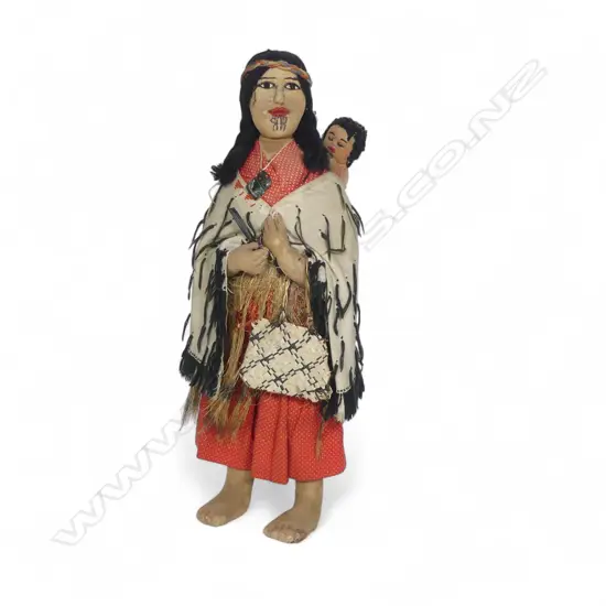 A rare 1920s Bessie Murray Mother and Child doll,