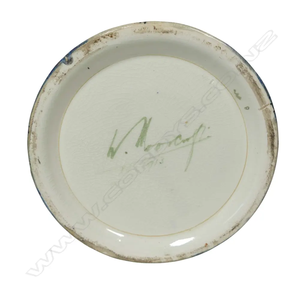 Macintyre Moorcroft Revived Cornflower large trumpet vase, Image 1++