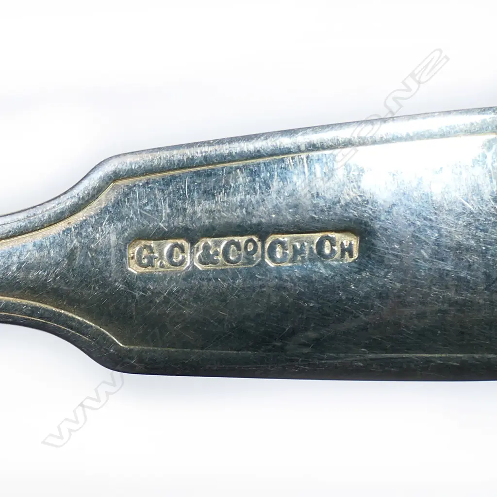 George Coates & Co. (Christchurch) silver teaspoon, Image 1++