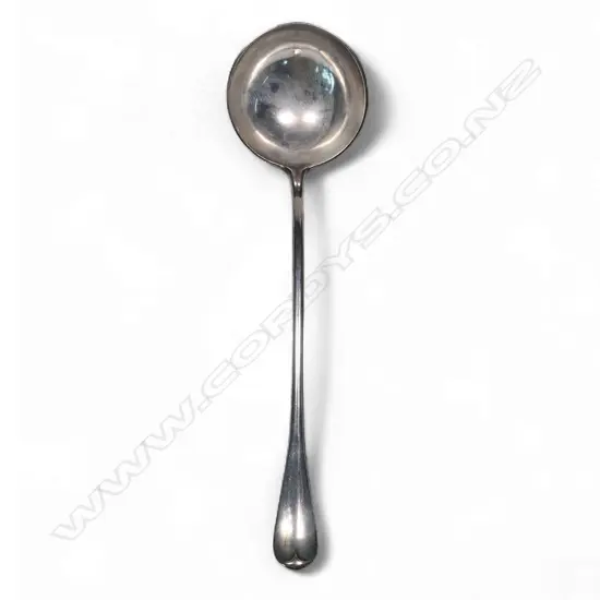 A Victorian sterling silver ladle,