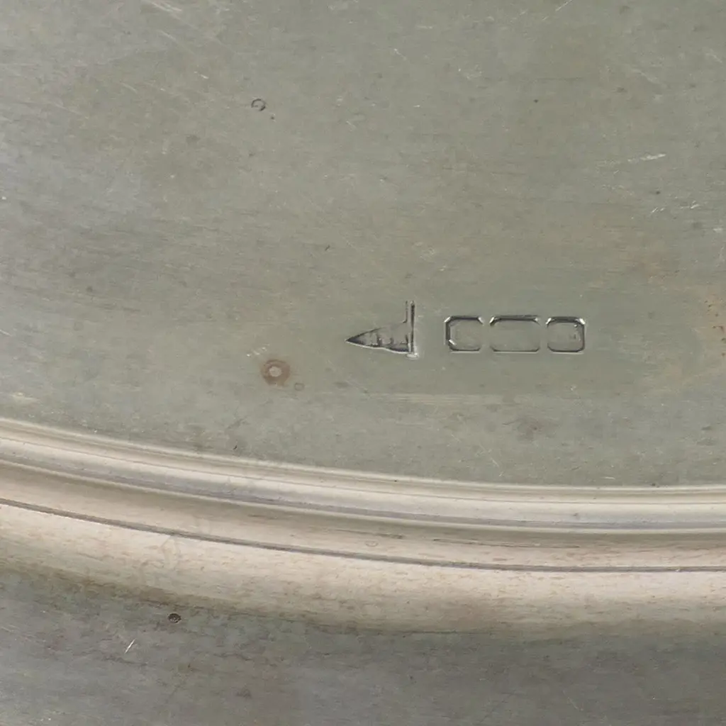 A 1940's large silver banquet tray, Image 1++