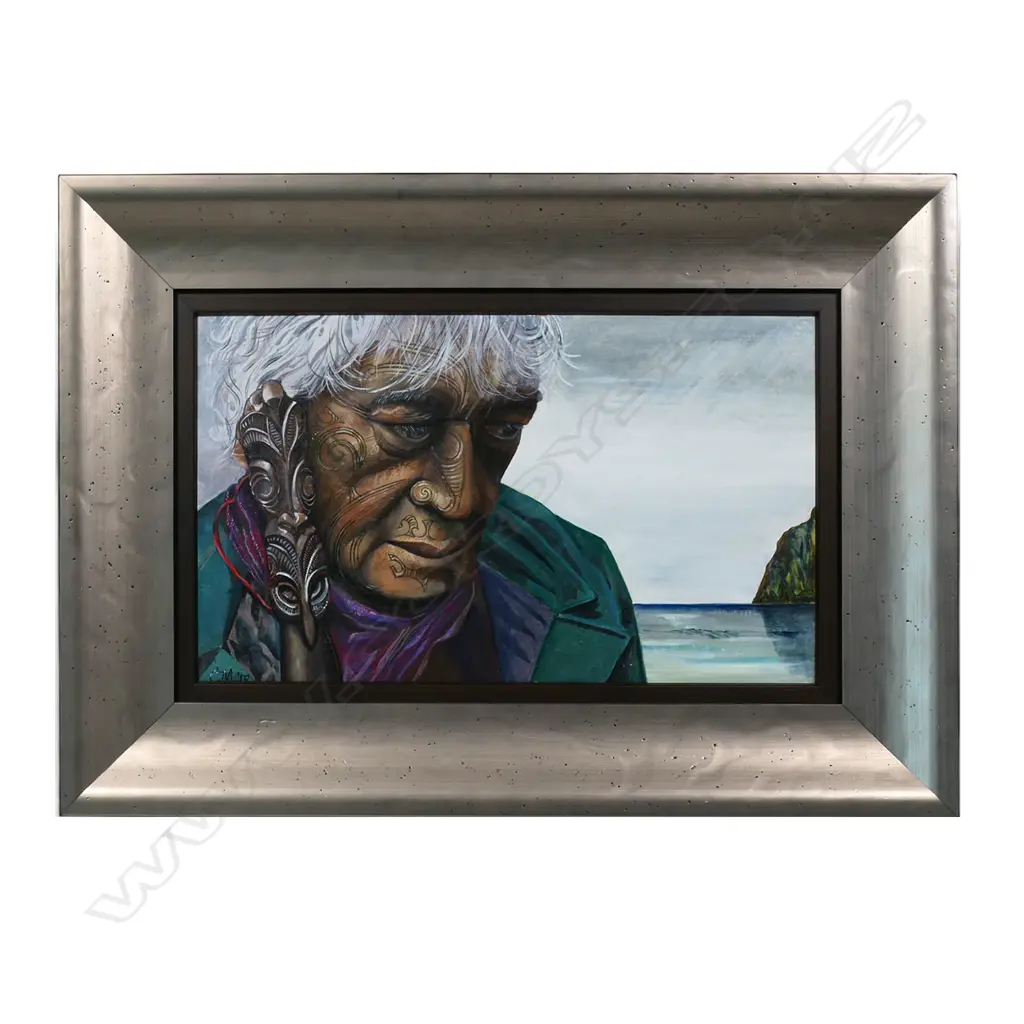 Carolyn McCondach MBE (NZ d.2020), Portrait of a Māori Woman, Image 1++