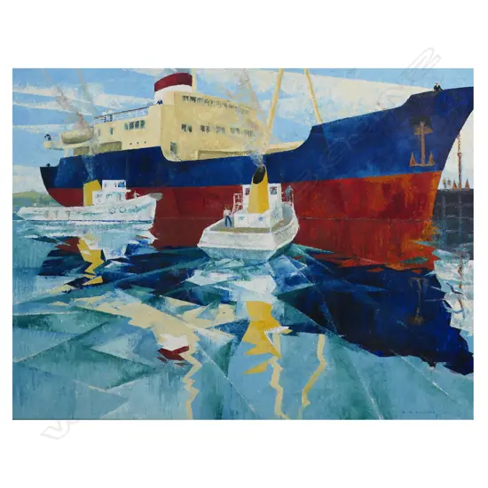 Geoffrey F. Fuller (NZ 1925-2011) 'Parting Reflections',