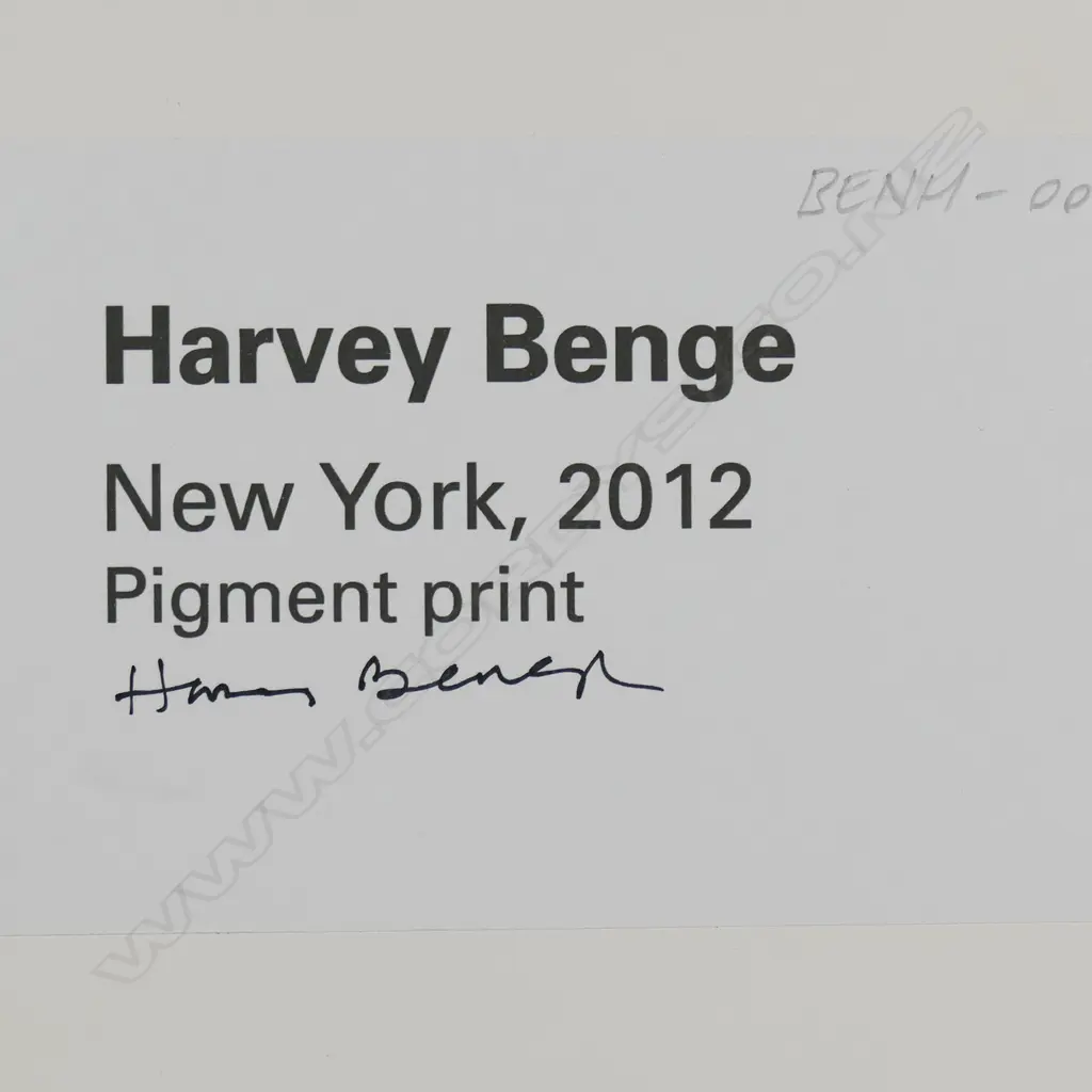 Harvey Benge (NZ 1944-2019) 'New York', Image 1++