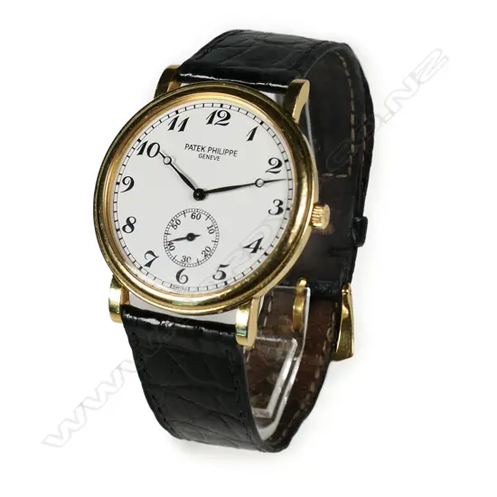 An 18ct gold Patek Philippe 'Calatrava Officier' wristwatch,