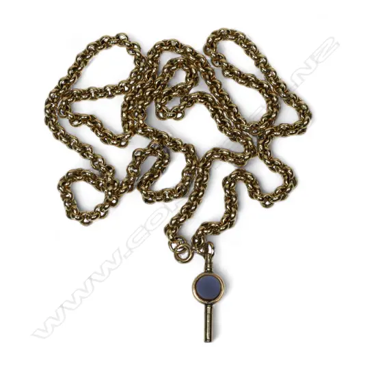 A 9ct gold chain necklace,