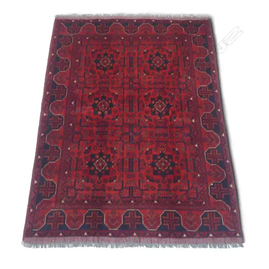 A hand-knotted Andkhoy rug,