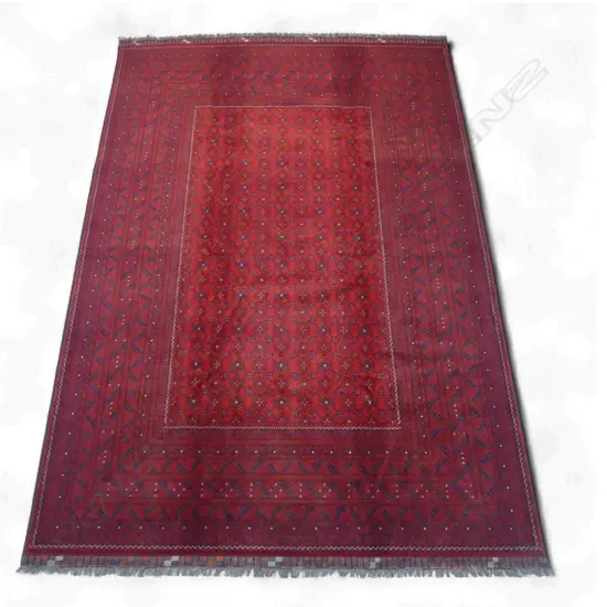 A hand-knotted Bashari rug,