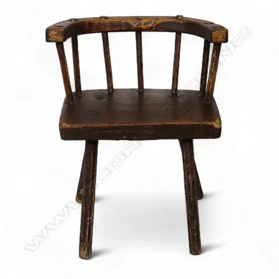 A 19thC Irish Country 'Fool's Chair',