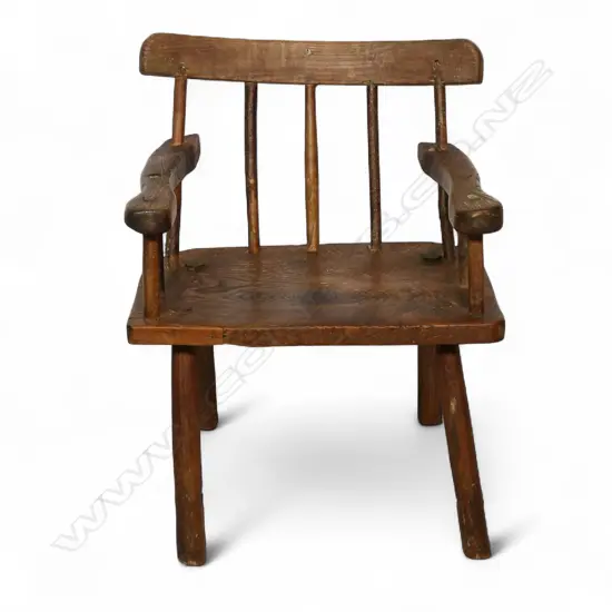 A 19thC Irish Country 'Fool's Chair',
