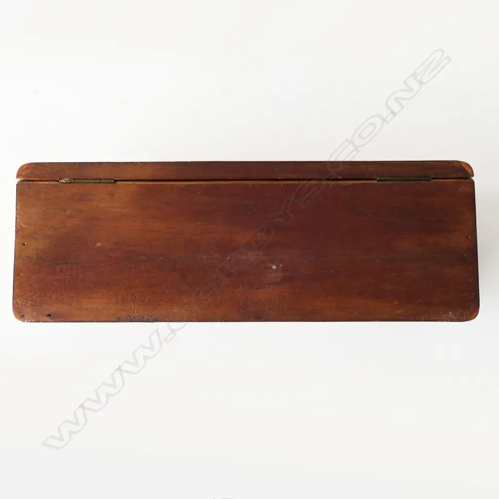 A quality Victorian amboyna wood and inlaid long jewel box, Image 1++