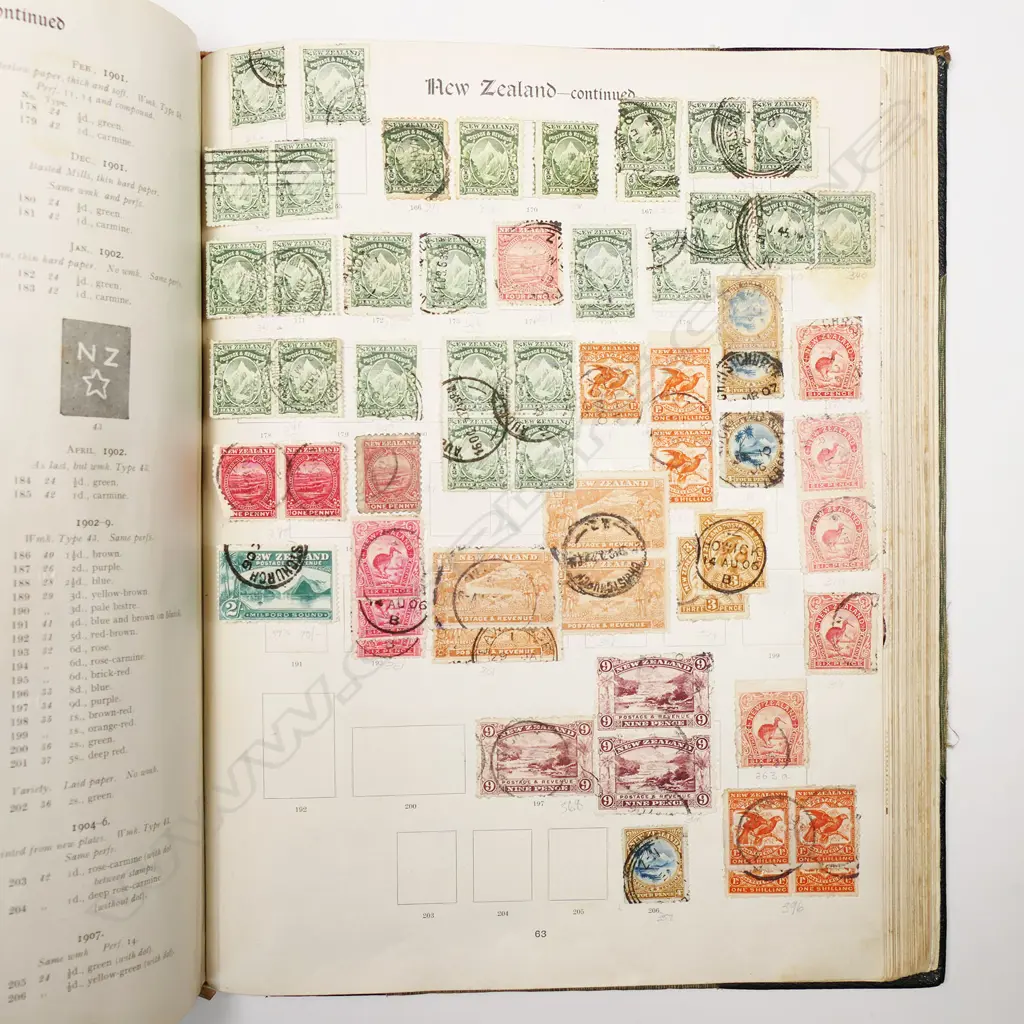 A good old large stamp album with world collection, Image 1++
