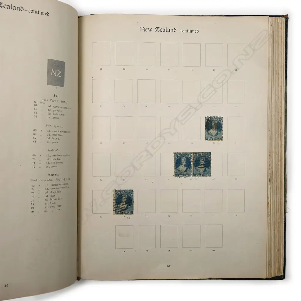 A good old large stamp album with world collection, Image 1++