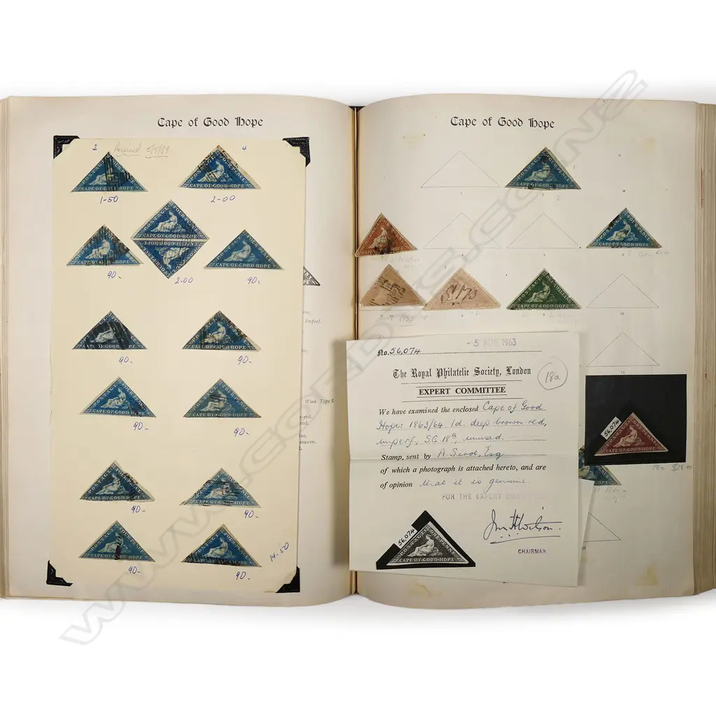 A good old large stamp album with world collection, Image 1++