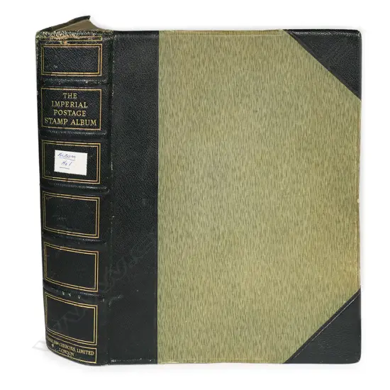 A good old large stamp album with world collection,