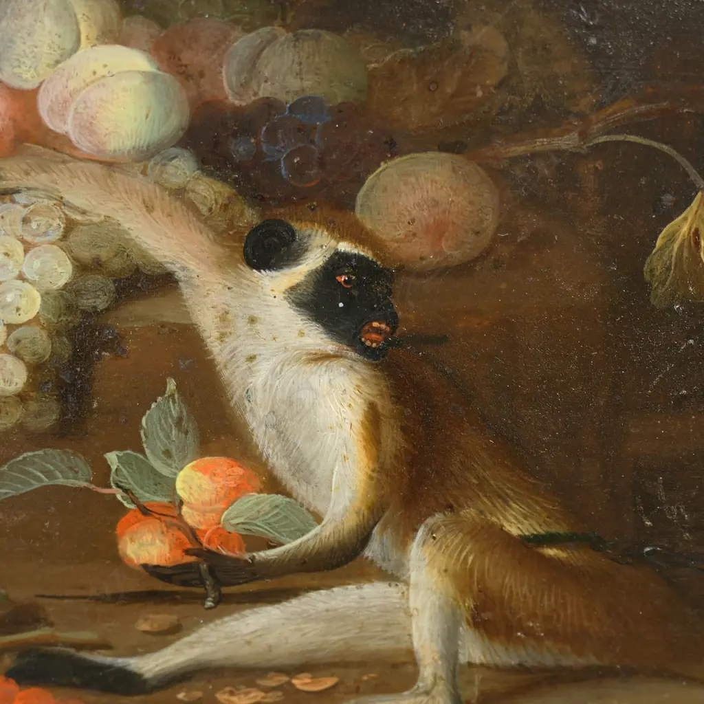 A pair of 19thC still life paintings on tin, Image 1++