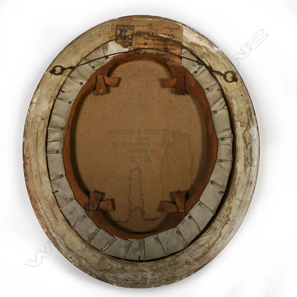 A pair of 19thC oil portraits probably of Mr and Mrs Colonel William Thomlinson, Image 1++