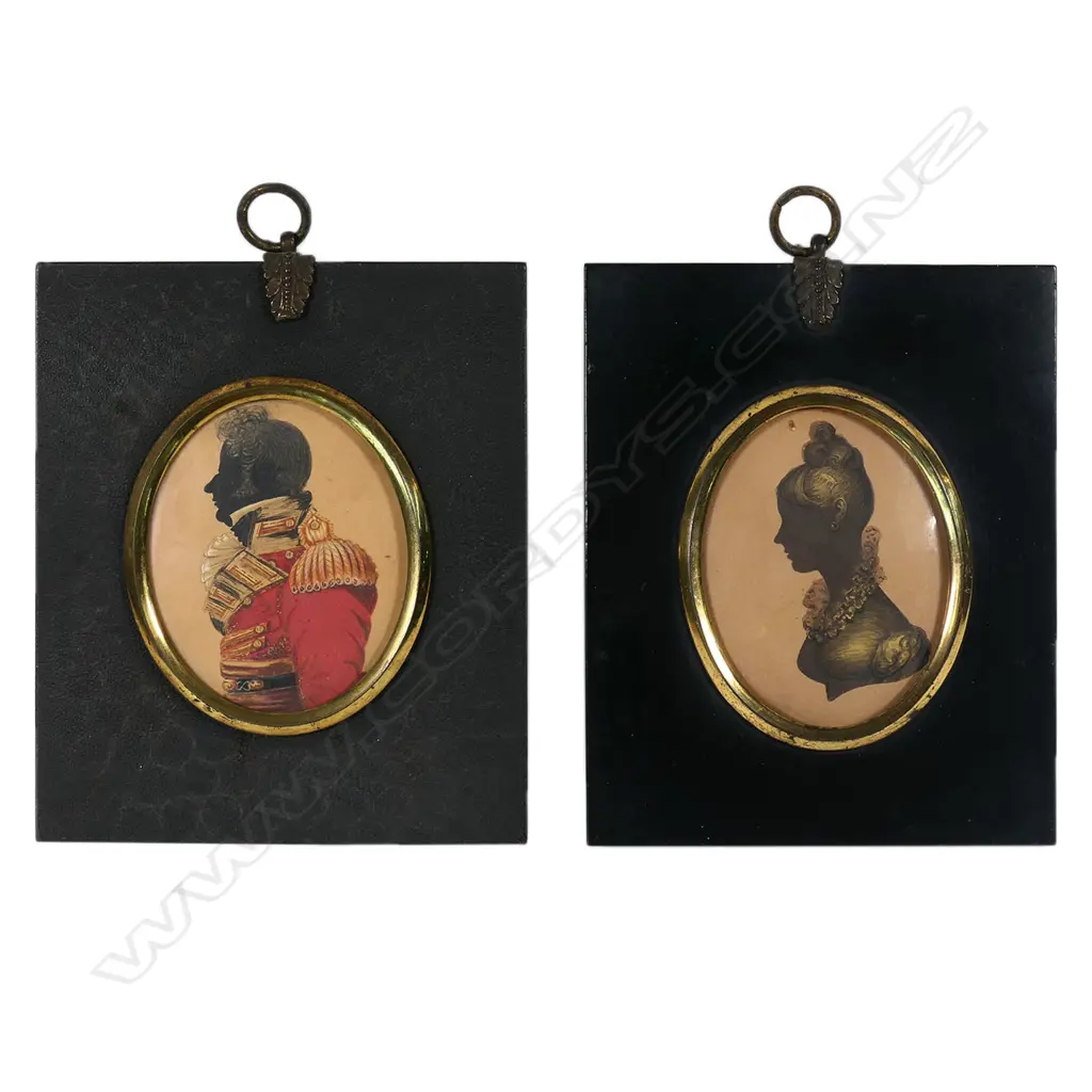 A pair of George III portrait miniatures of Mr and Mrs 'Col. Wm. Thomlinson', Image 1++
