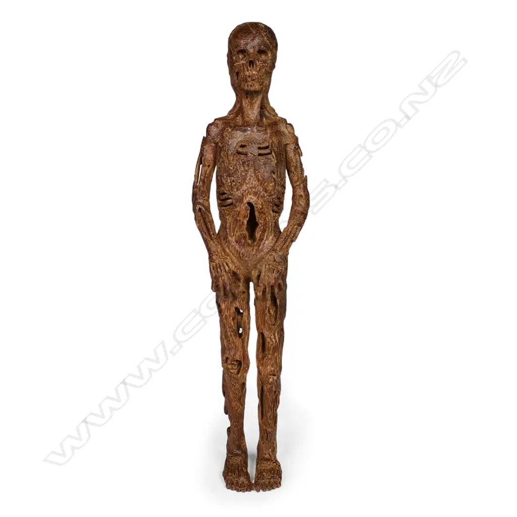 A carved wood memento mori, Image 1++