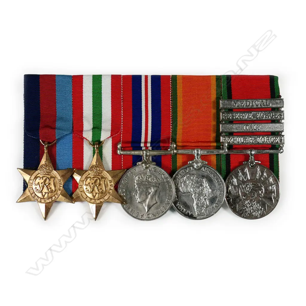 A WWII five medal group to M.J.F Davis 544796, Image 1++