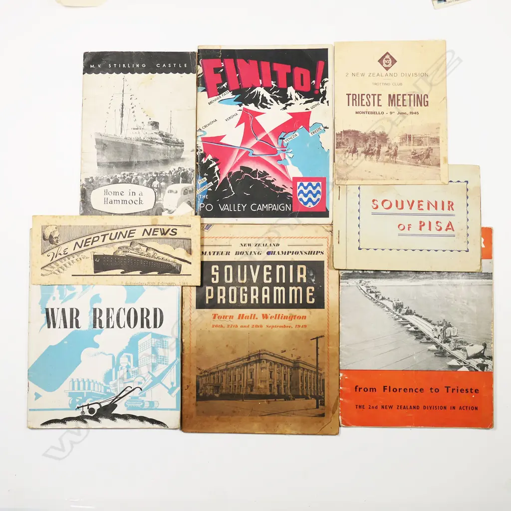 A collection of WWI and WWII New Zealand father and son military ephemera, Image 1++