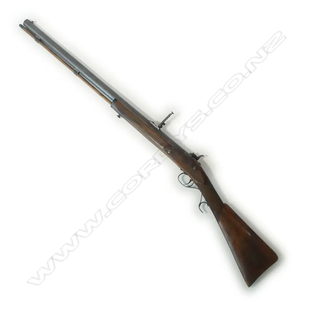 A replica 19thC Bonehill smoothbore muzzle loading percussion rifle/shotgun, Image 1++