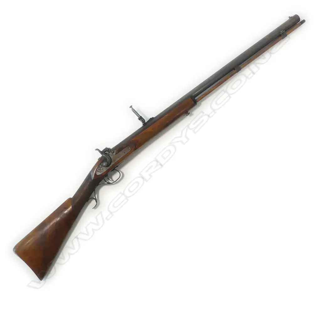 A replica 19thC Bonehill smoothbore muzzle loading percussion rifle/shotgun, Image 1++