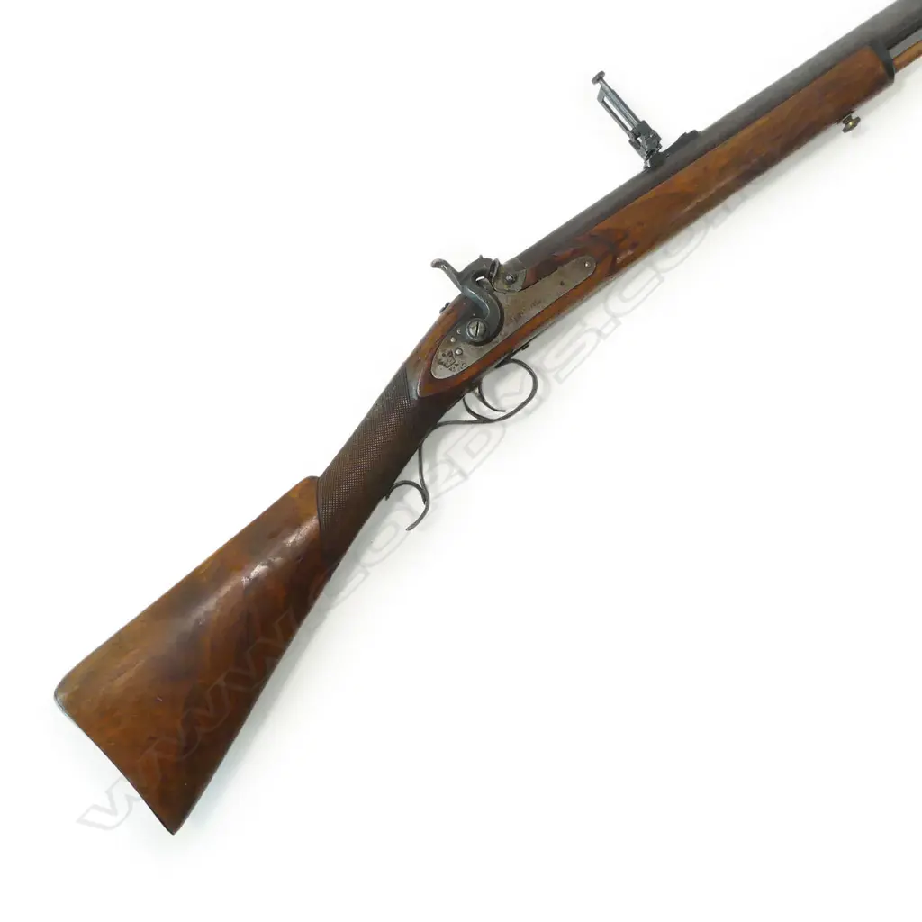 A replica 19thC Bonehill smoothbore muzzle loading percussion rifle/shotgun, Image 1++