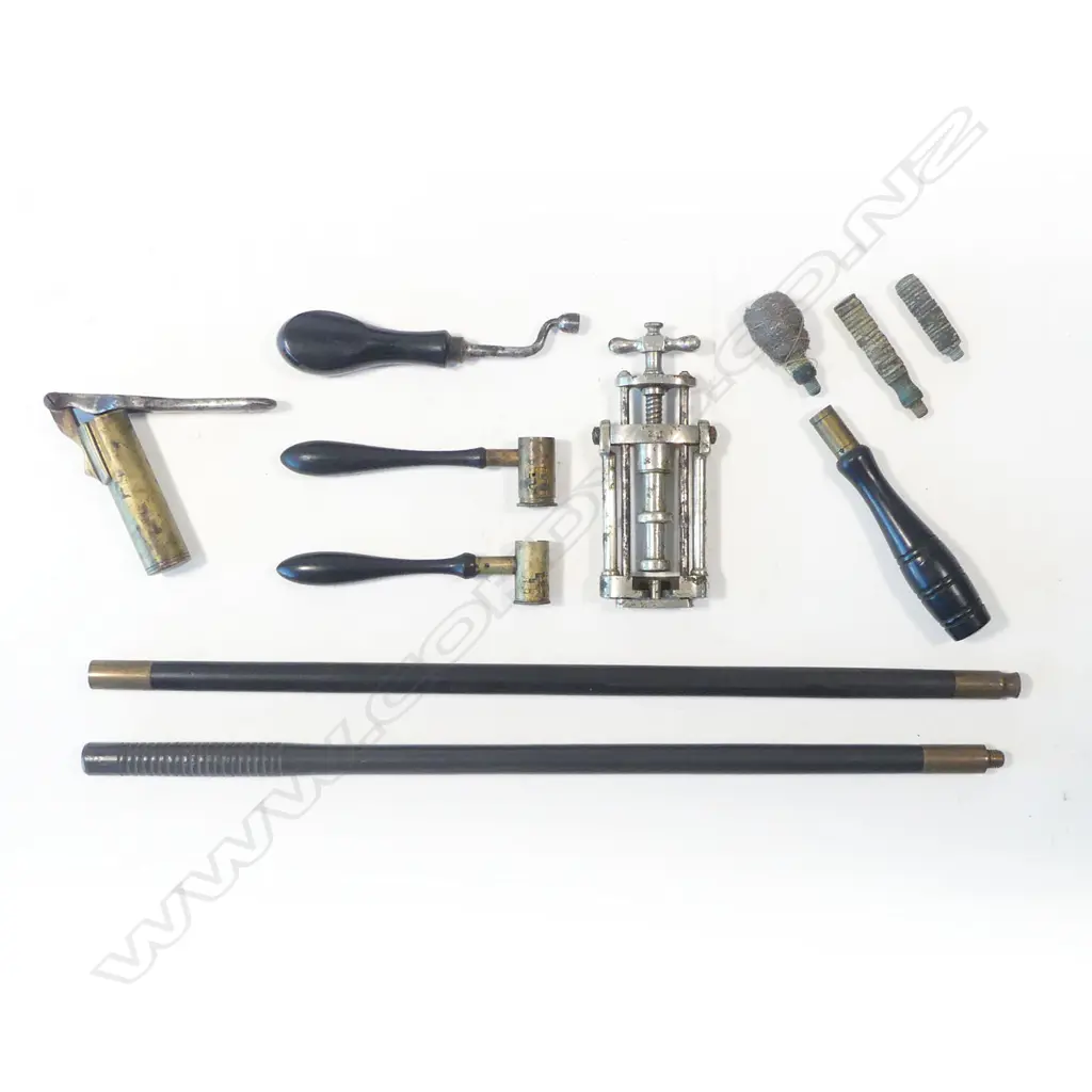 A 12-bore double barrel open-hammer shotgun by T. Newton, Manchester, Image 1++