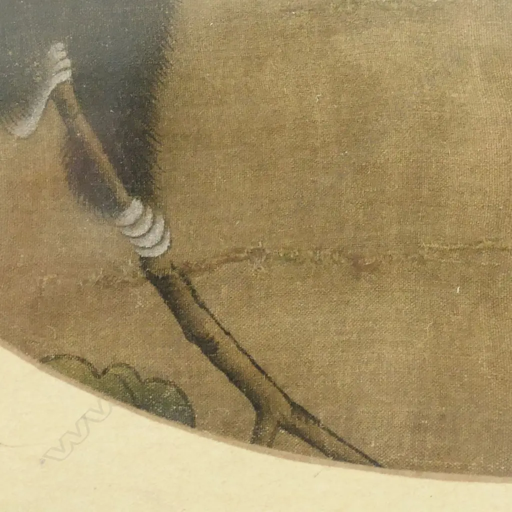 Chinese artist unknown watercolour of a monkey, Image 1++