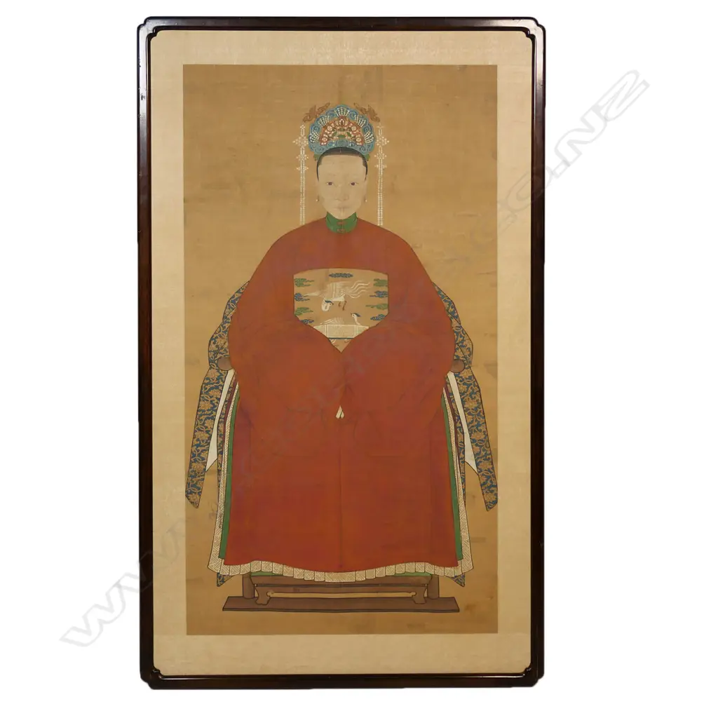 An old Chinese ancestor painting, Image 1++