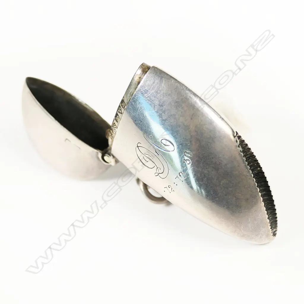 An Edwardian silver novelty vesta, Image 1++