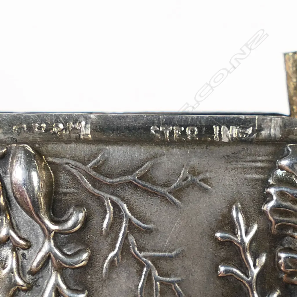 A c.1900 silver sea themed vesta, Image 1++