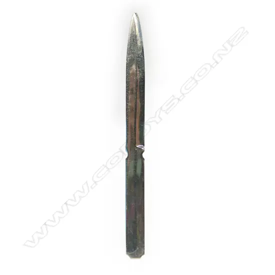 Fred Money for Walker & Hall silver letter knife,
