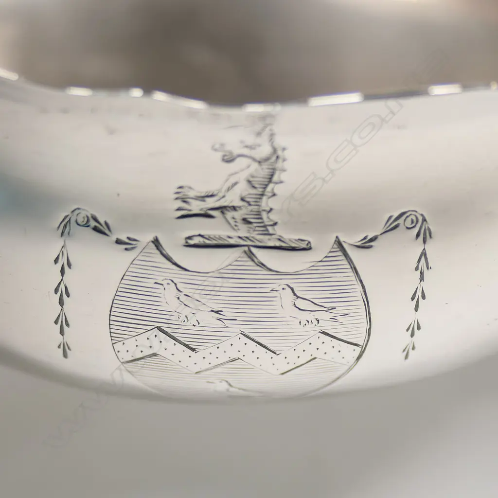 A pair of early George III silver sauce boats, Image 1++