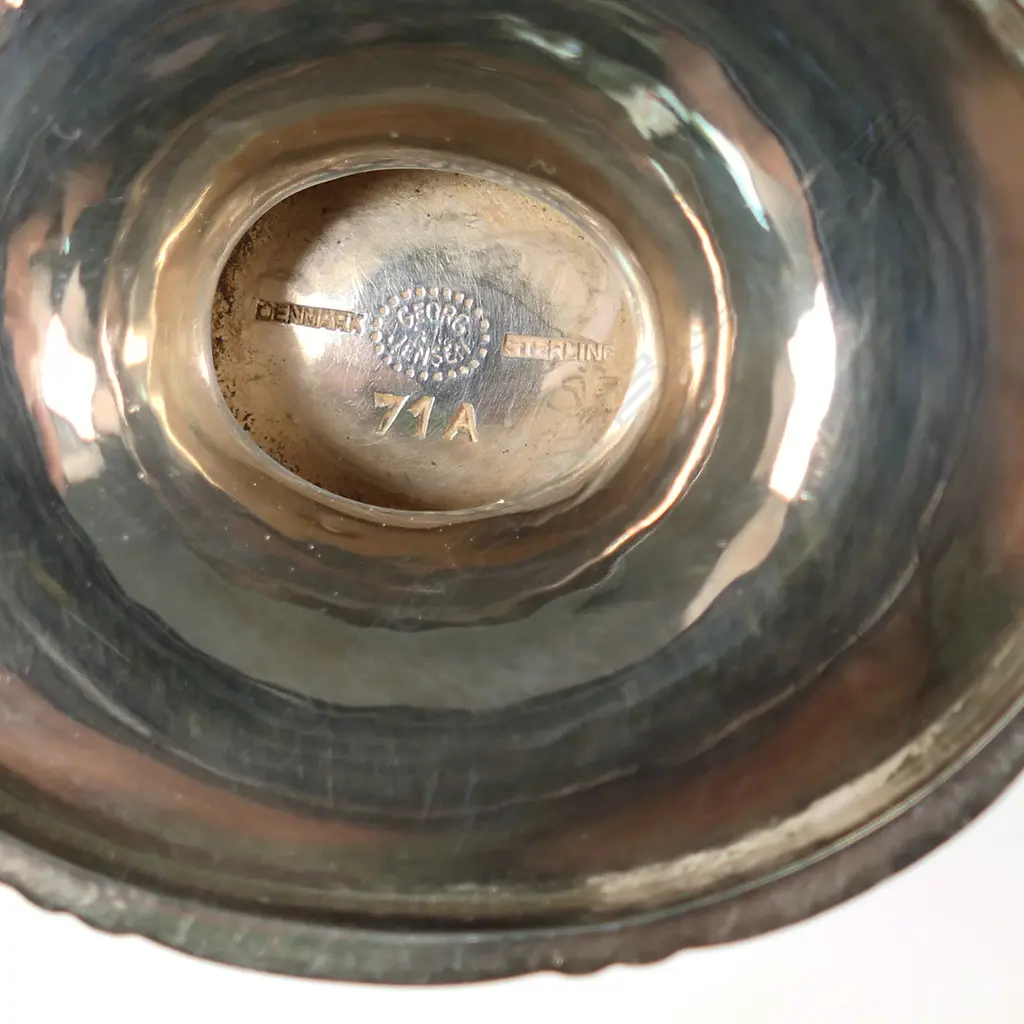 A pair of vintage Georg Jensen pattern 71A silver sauce boats, Image 1++