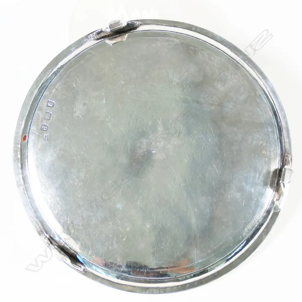 A George III silver elegant waiter, Image 1++