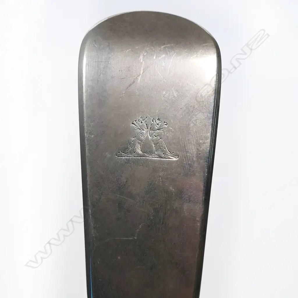 An early Victorian silver soup ladle, Image 1++