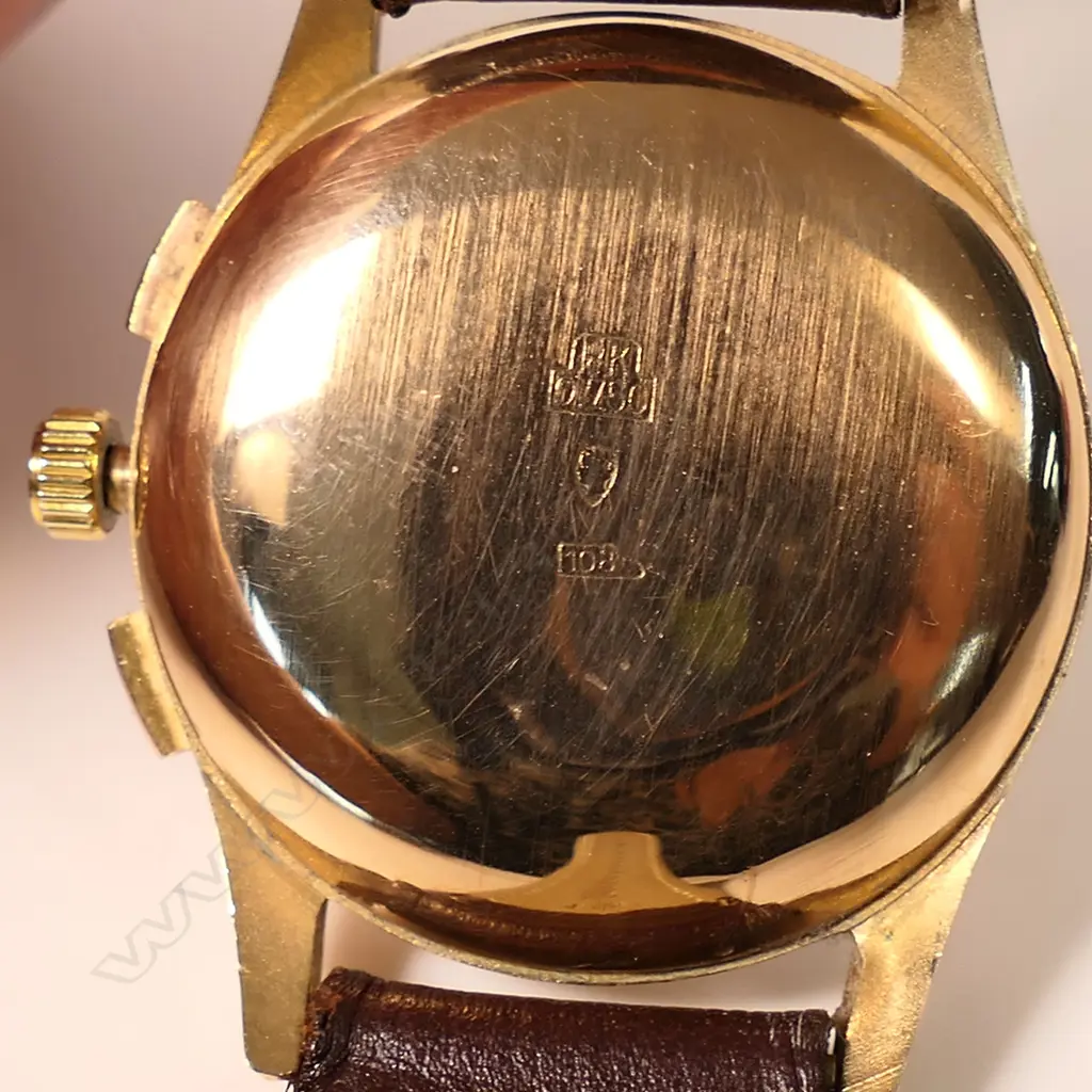 An 18ct gold Lemania doctor's wrist watch, Image 1++