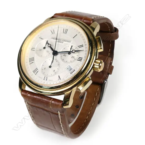 A gent's Frederique Constant chronometer wrist watch,