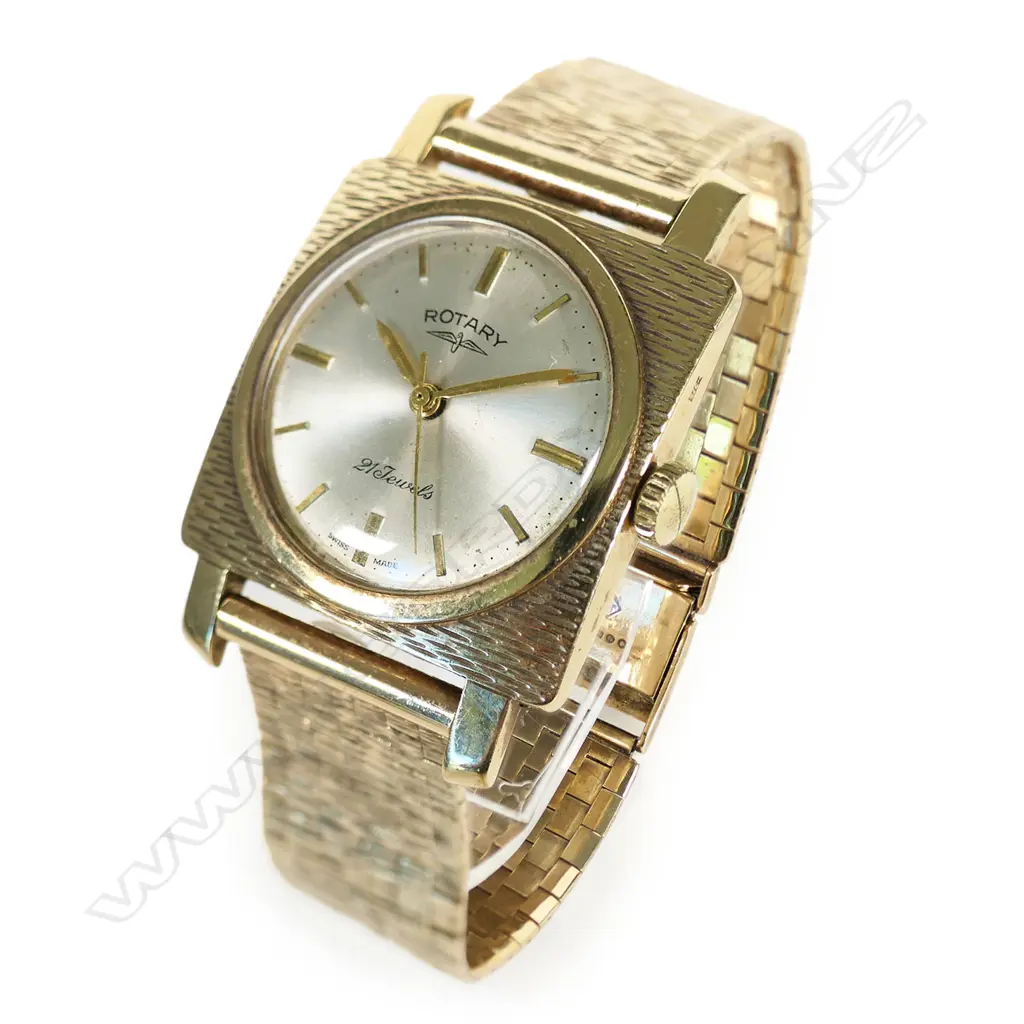 A Gent's 9ct gold Rotary wrist watch, Image 1++