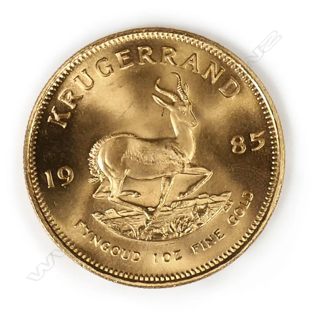 A 1985 gold Krugerrand coin, Image 1++