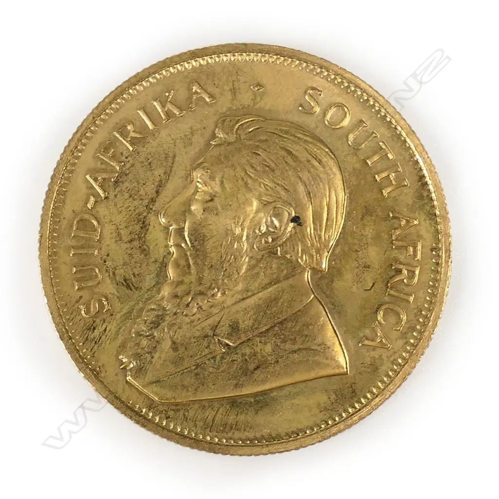 A 1981 gold Krugerrand coin, Image 1++