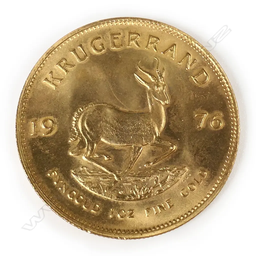 A 1976 gold Krugerrand coin, Image 1++