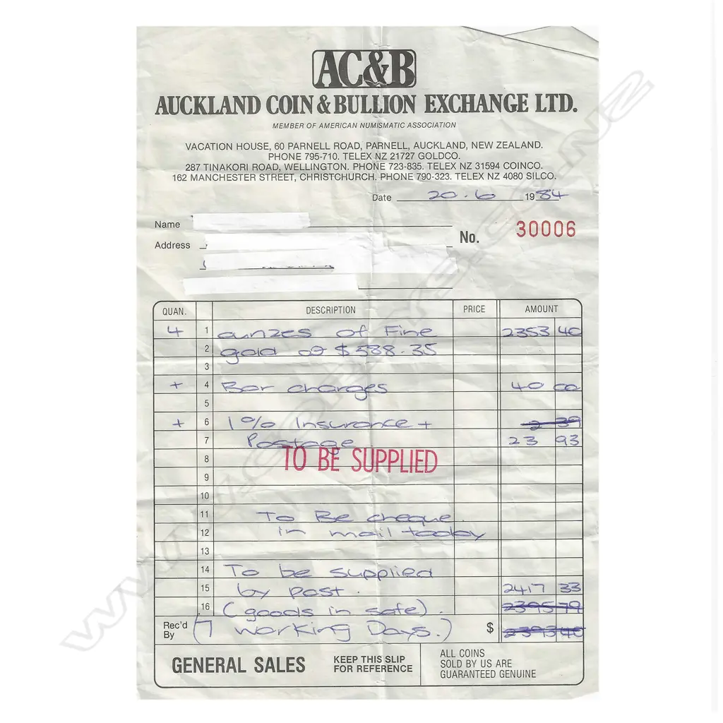 An Auckland Coin and Bullion one-ounce .999 gold ingot, Image 1++