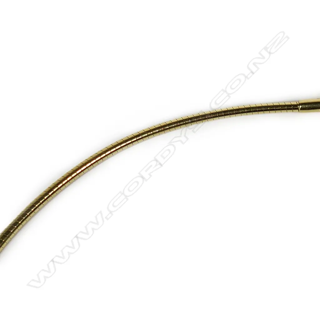 A 14ct gold snake chain necklace, Image 1++