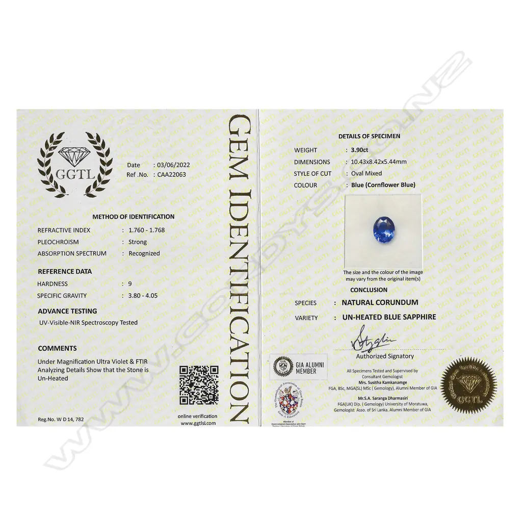 A bespoke Julian Bartrom platinum sapphire and diamond ring, Image 1++