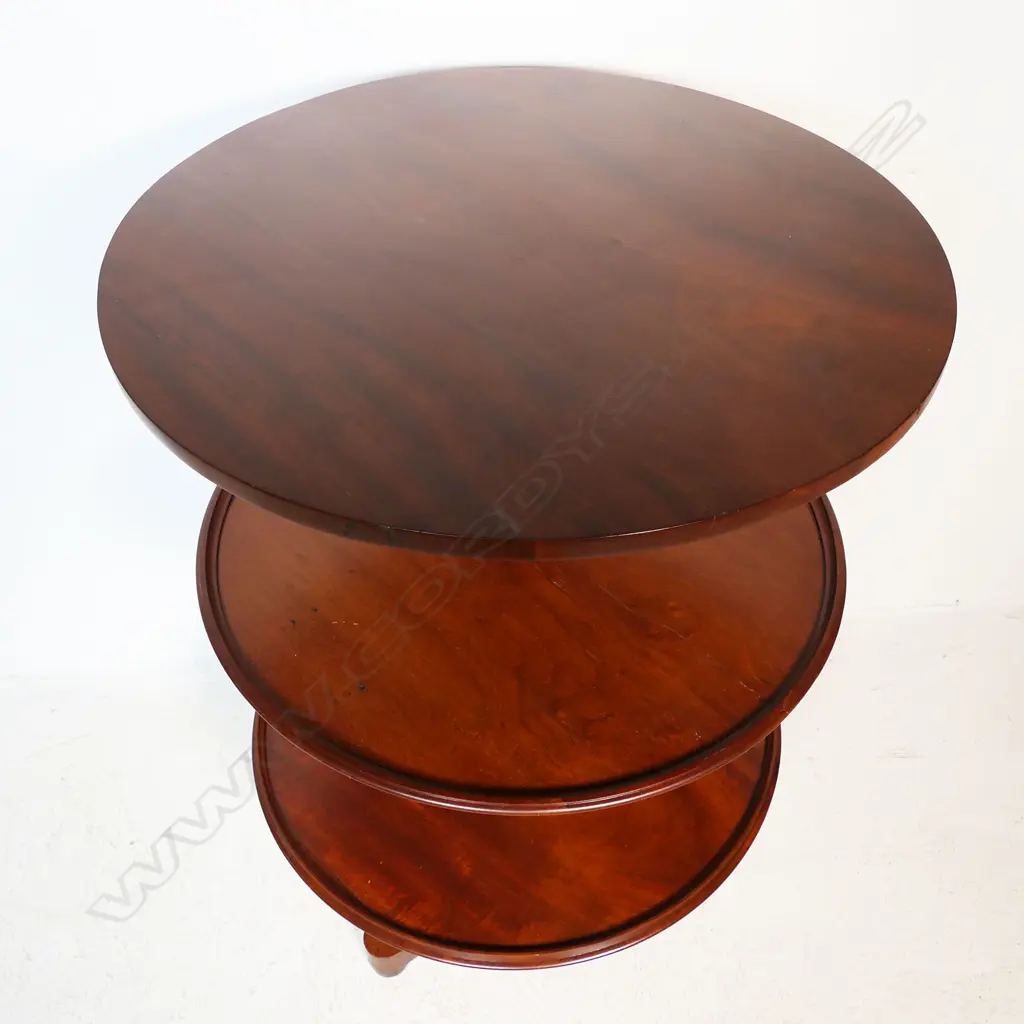 A Regency mahogany telescopic dumb waiter, Image 1++