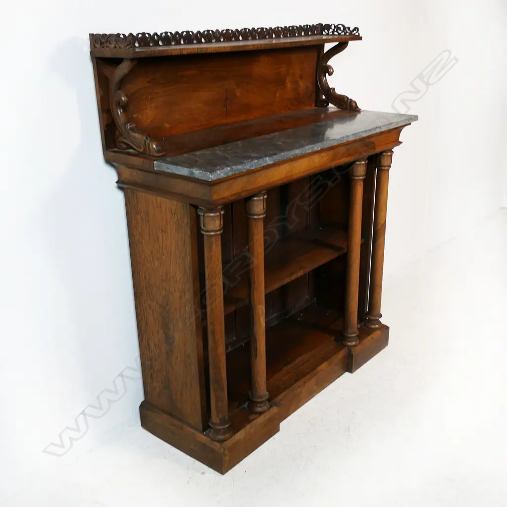 A Victorian rosewood chiffonier, Image 1++